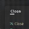 Close menu icon